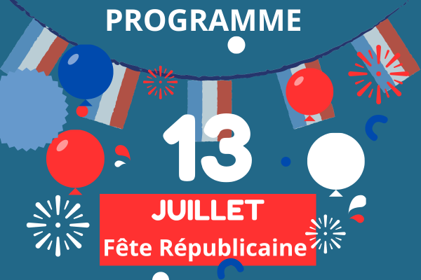 programme 13 juillet